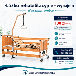 łóżka rehabilitacyjne wynajem Warszawa – wynajem od 100 zł / miesiąc