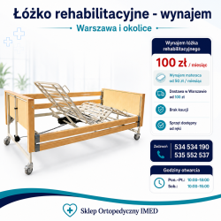 łóżka rehabilitacyjne wypożyczalnia warszawa od 100zł / miesiąc