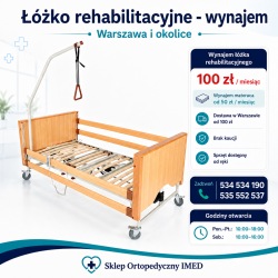 wypożyczalnia łóżek rehabilitacyjnych warszawa od 100zł / miesiąc