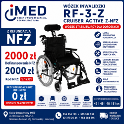 WÓZEK INWALIDZKI RF-3-Z...